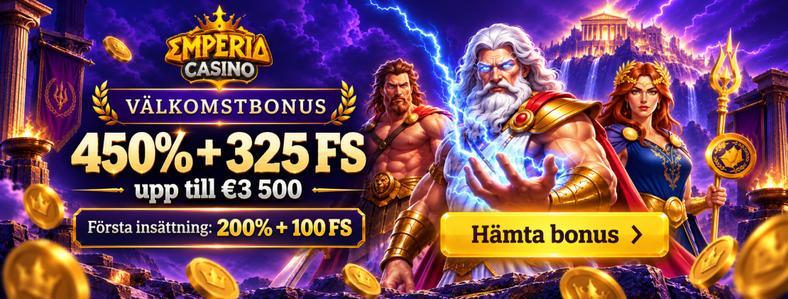 Emperia Casino välkomstbonus